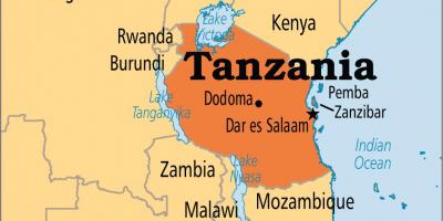 Bản đồ của durban tanzania